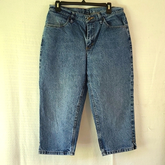 Riders by Lee Denim - Lees Riders Woman's Blue Capri Jeans Size 12M